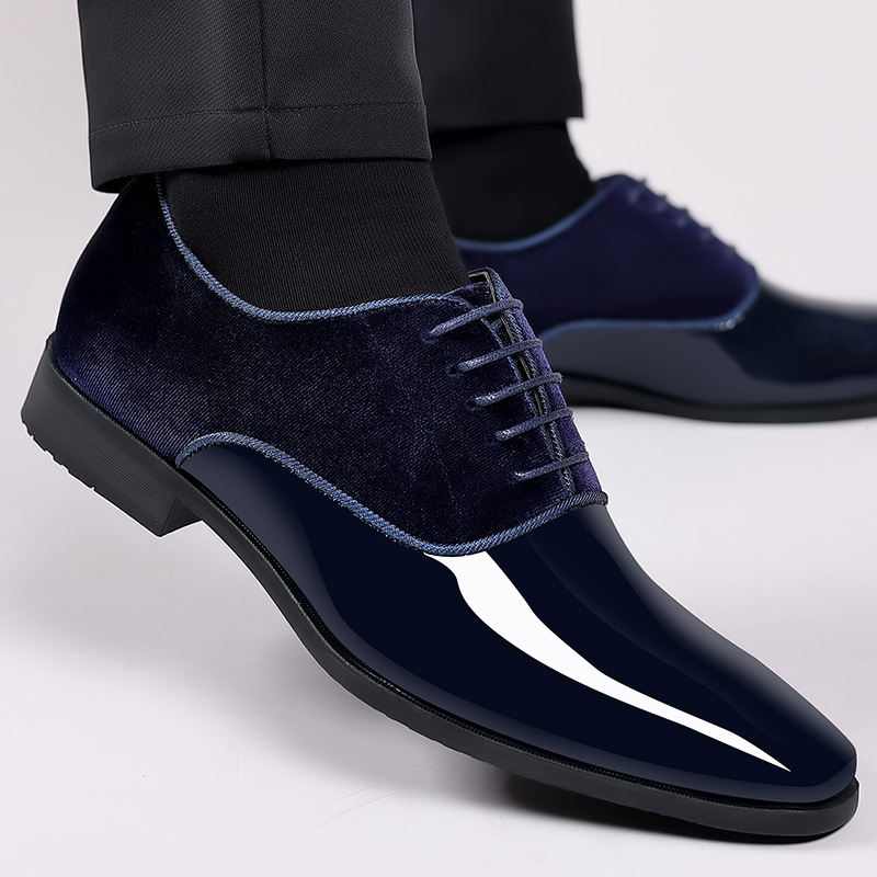 Men'S Formal Wear - รองเท้าหนังธุรกิจแบบใหม่สำหรับผู้ชายรองเท้าทางการแบบผูกเชือกแบบลำลองรองเท้าใส่ทำงานในสำนักงานสำหรับผู้ชายแฟชั่นงานแต่งงาน