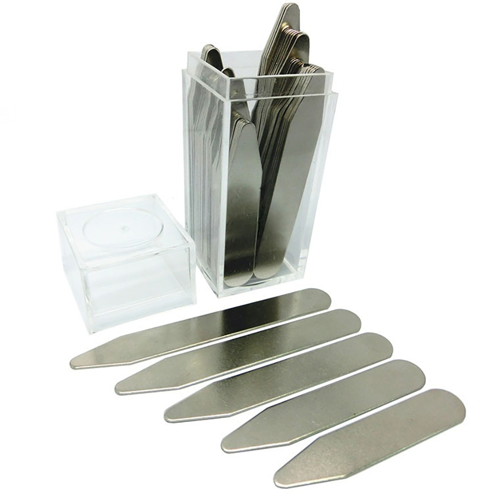 Collar Stay Metal - เหล็กดัดคอเสื้อสแตนเลสสำหรับผู้ชาย 40 ชิ้น ขนาด 2.2 นิ้ว