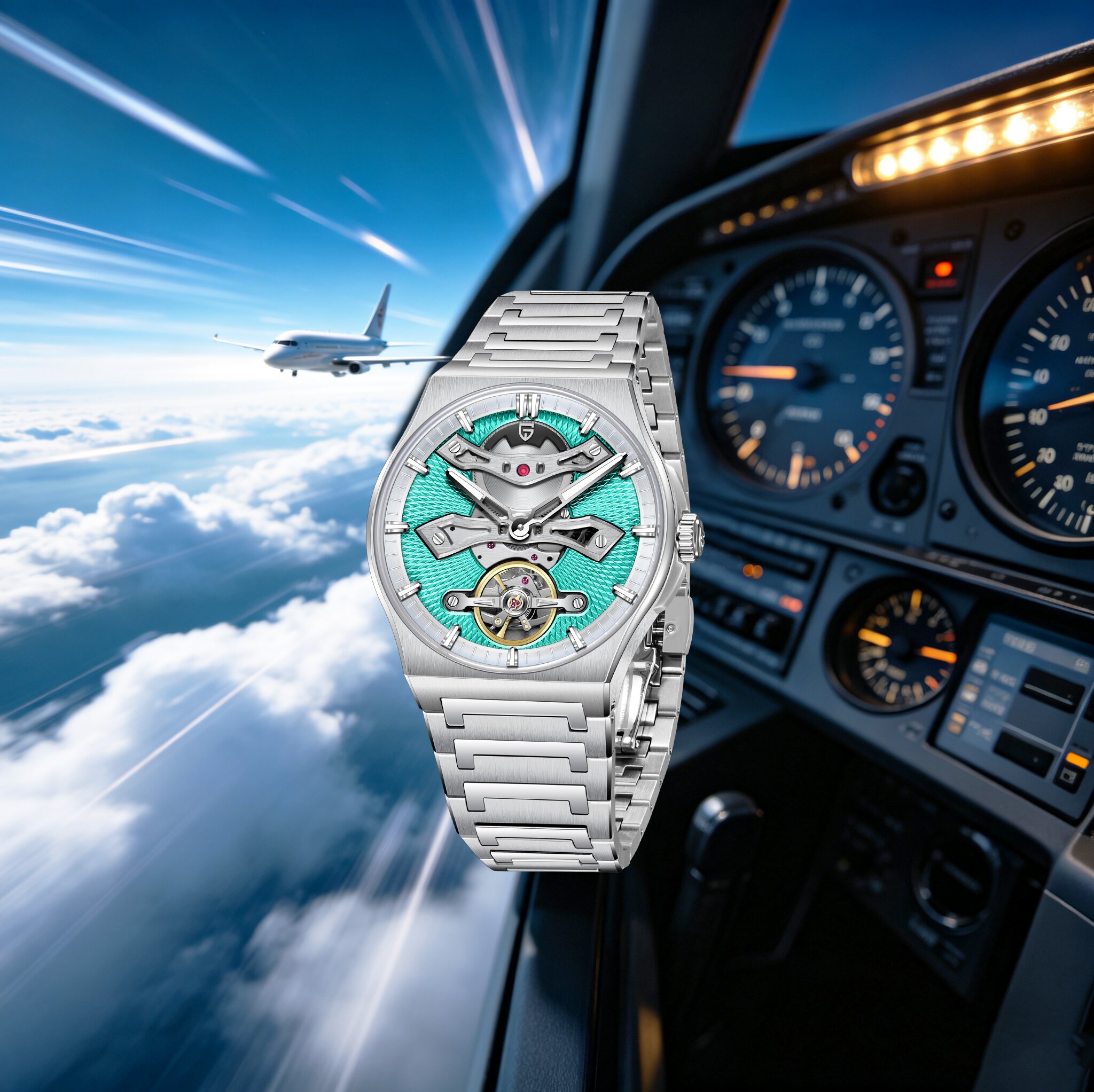 Men'S Formal Wear Watches - PAGANI DESIGN นาฬิกาข้อมือผู้ชายหรูหรา ดีไซน์สง่างาม ระบบอัตโนมัติ กระจกแซฟไฟร์