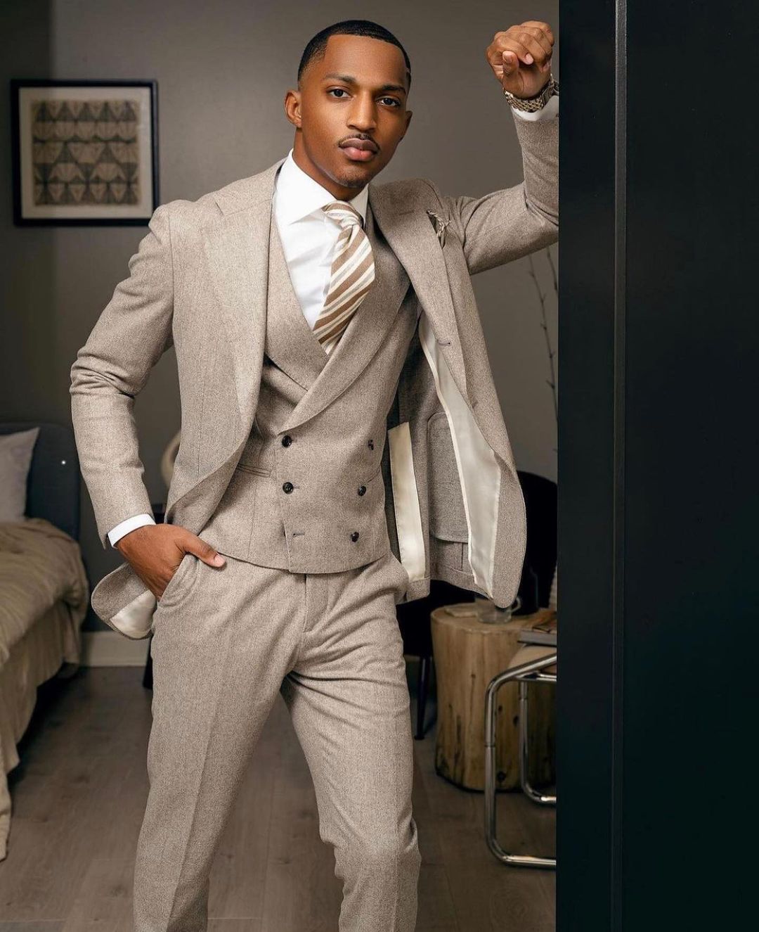 ผู้ชายคลาสสิกชุดธุรกิจอย่างเป็ - Men'S Formal Wear Waistcoat บทวิจารณ์และราคา
