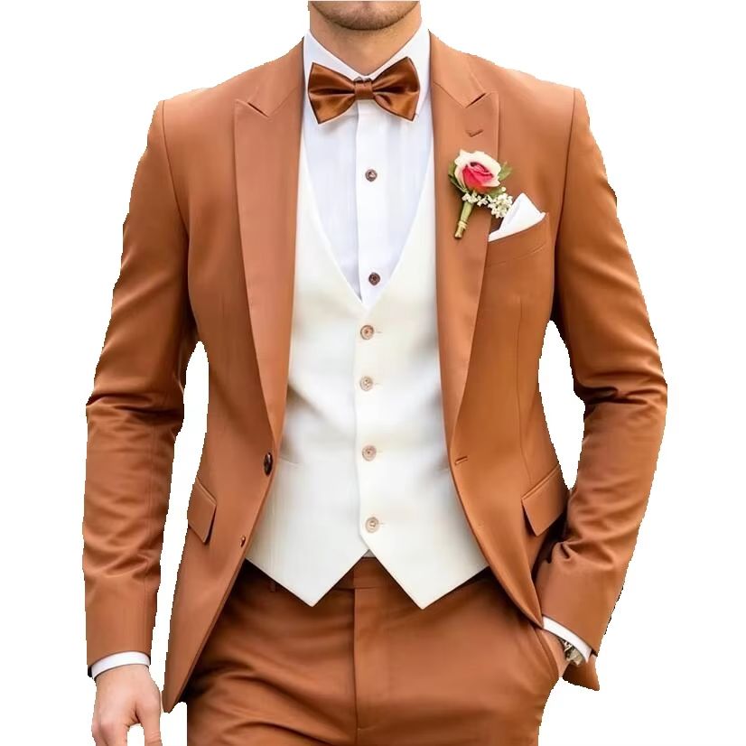 ชุดสูทผู้ชายแบบคลาสสิค 3 ชิ้น  - Men'S Formal Wear Waistcoat บทวิจารณ์และราคา