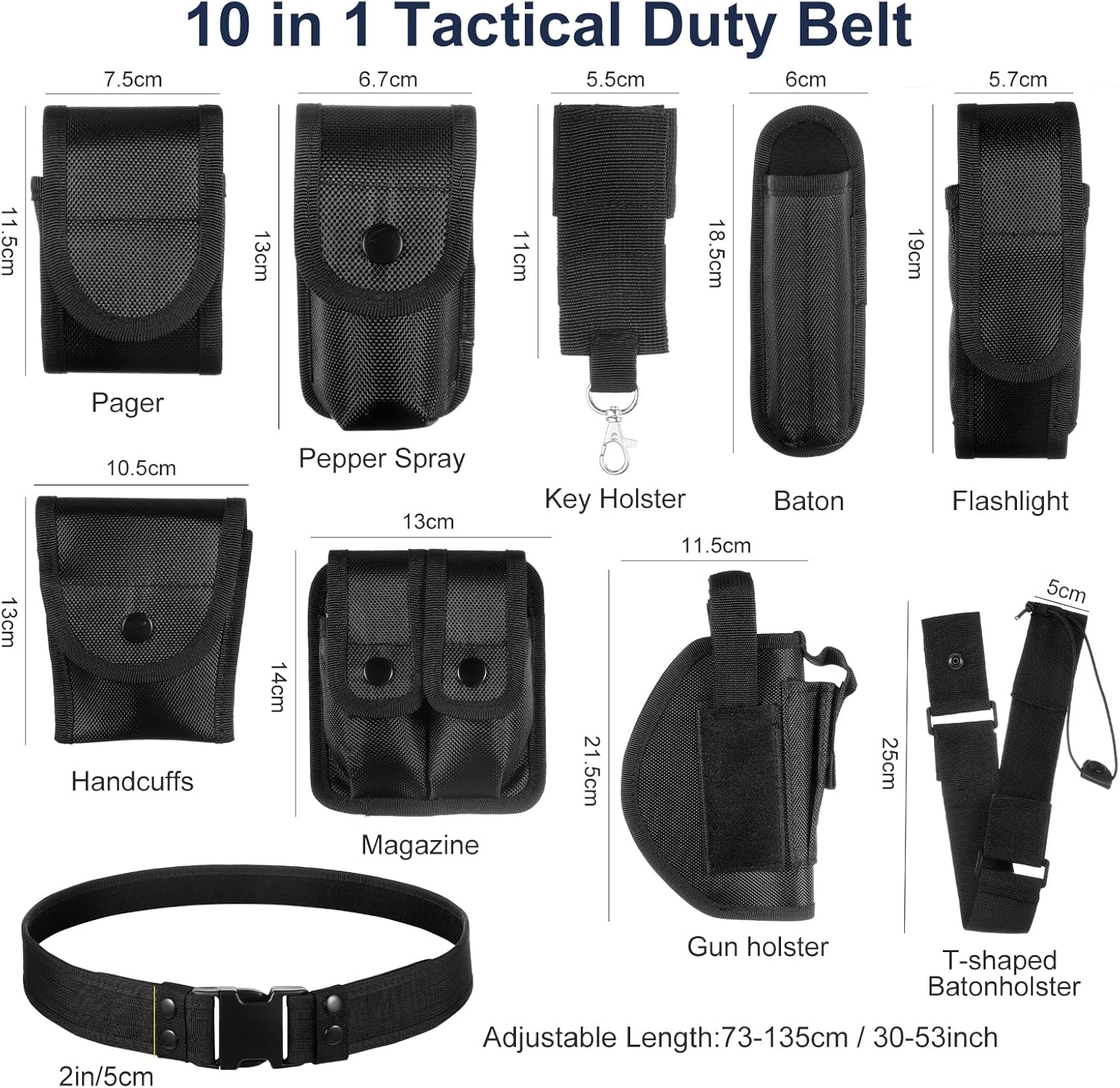 ตํารวจ Security Duty เข็มขัด C - Men'S Formal Wear Belt บทวิจารณ์และราคา
