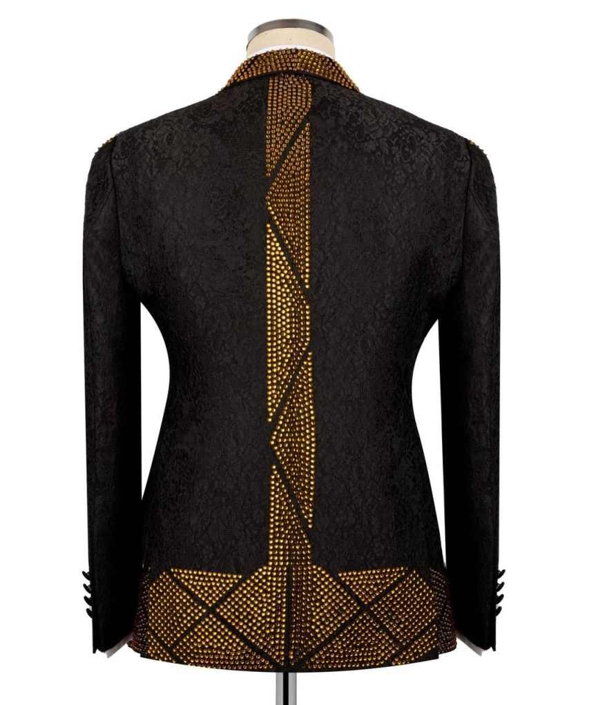 ชุดสูทผู้ชายประดับลูกปัดทองคำส - Men'S Formal Wear Attire บทวิจารณ์และราคา