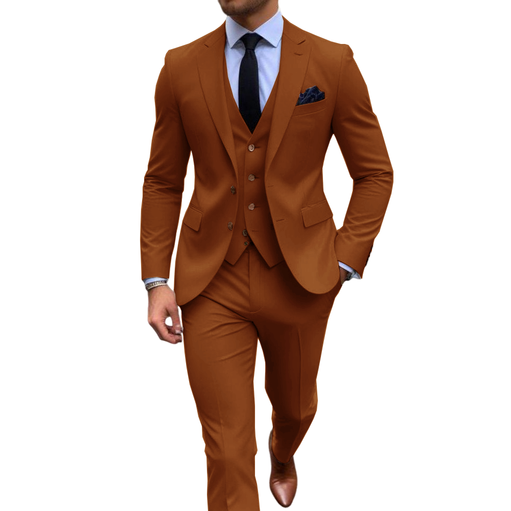 ชุดสูทผู้ชายสีชมพู 3 ชิ้น สำหร - Men'S Formal Wear Attire บทวิจารณ์และราคา