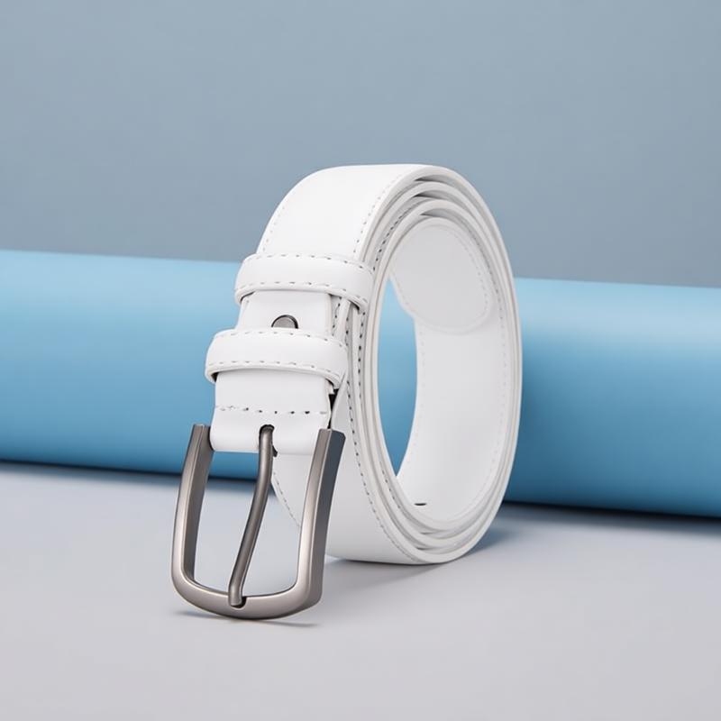 เข็มขัดผู้ชายแบบเป็นทางการ สีข - Men'S Formal Wear Belt บทวิจารณ์และราคา