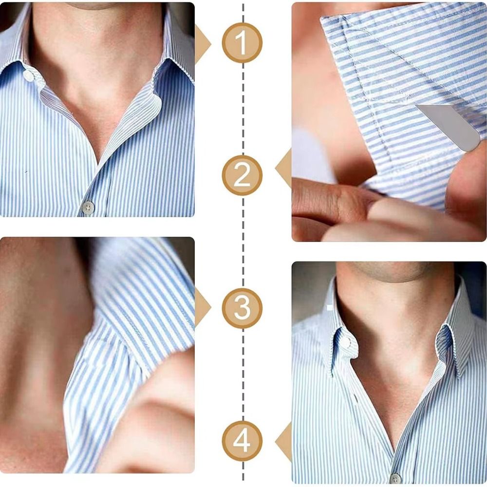 ชุดเสริมคอเสื้อสแตนเลสแบบแม่เห - Collar Stay Metal บทวิจารณ์และราคา