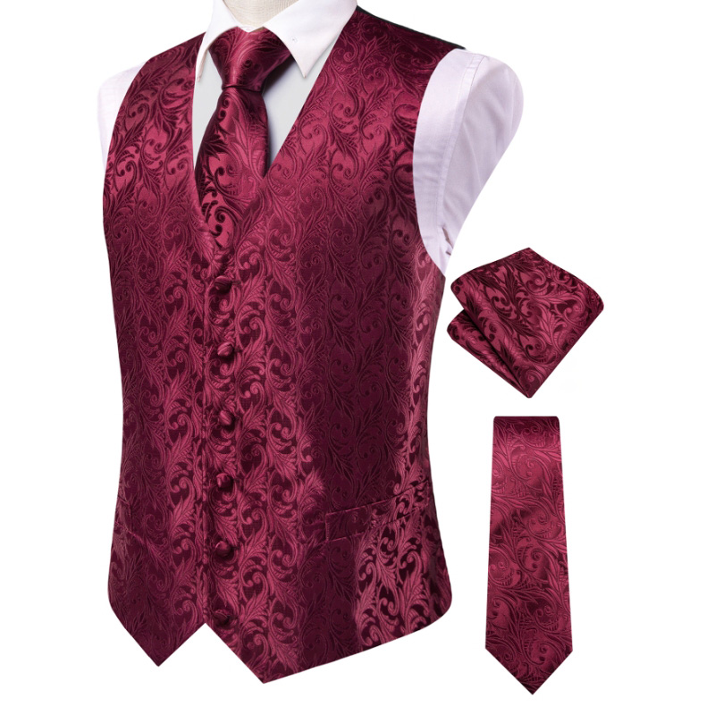 ชุดสูทผู้ชาย VerveRow สีเบอร์ก - Men'S Formal Wear Waistcoat บทวิจารณ์และราคา