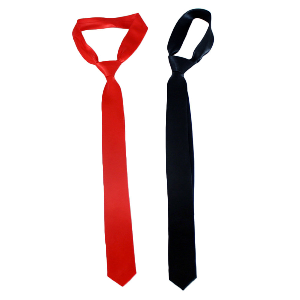 เนคไทสีดำแดงแบบเรียบ 2 ชิ้น ทำ - Men'S Formal Wear Waistcoat บทวิจารณ์และราคา