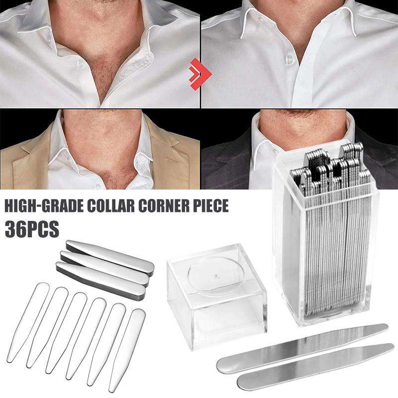 เหล็กดัดคอเสื้อสแตนเลส 36 ชิ้น - Collar Stay Metal บทวิจารณ์และราคา