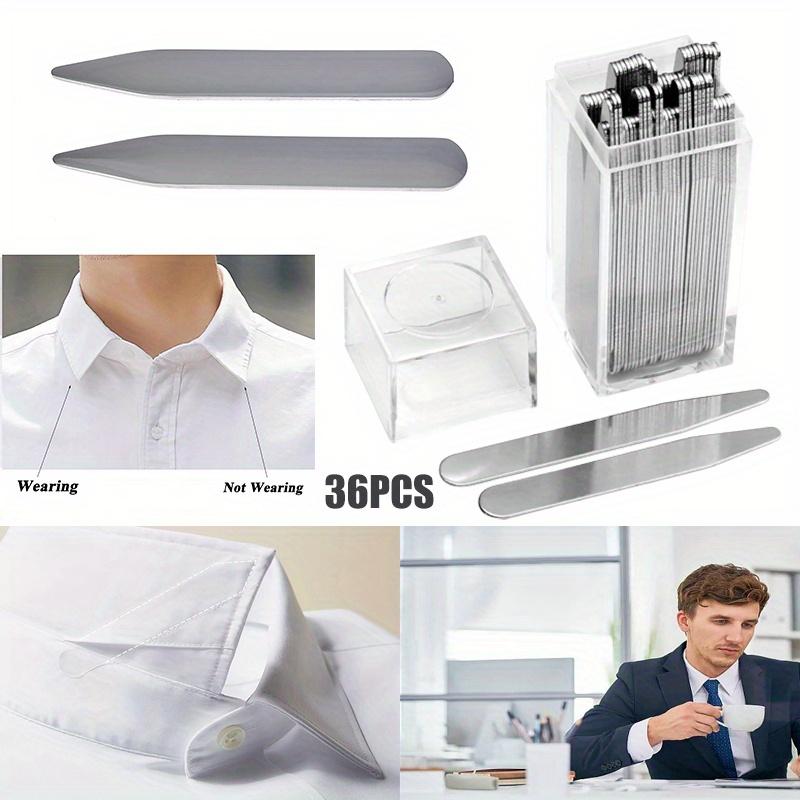 เหล็กดัดคอเสื้อสแตนเลส 36 ชิ้น - Collar Stay Metal บทวิจารณ์และราคา