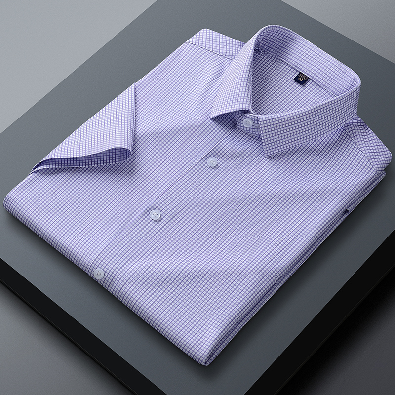 เสื้อเชิ้ตผู้ชายแขนสั้นระบายอา - Men Formal Wear Shop บทวิจารณ์และราคา