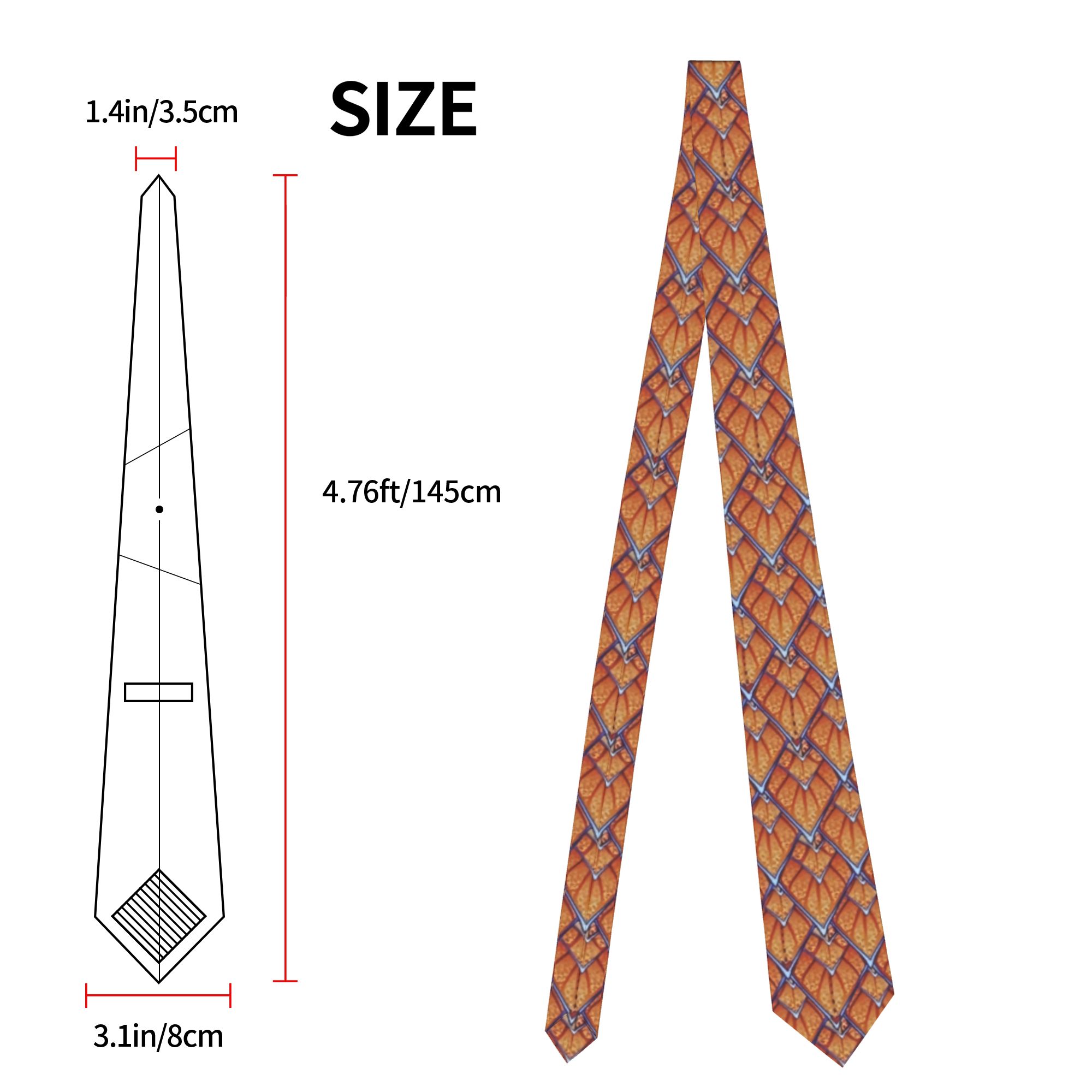 เนคไทผ้าไหมลายปลาดราก้อน Gaunt - Scale - Men Formals & Ethnic Wear บทวิจารณ์และราคา