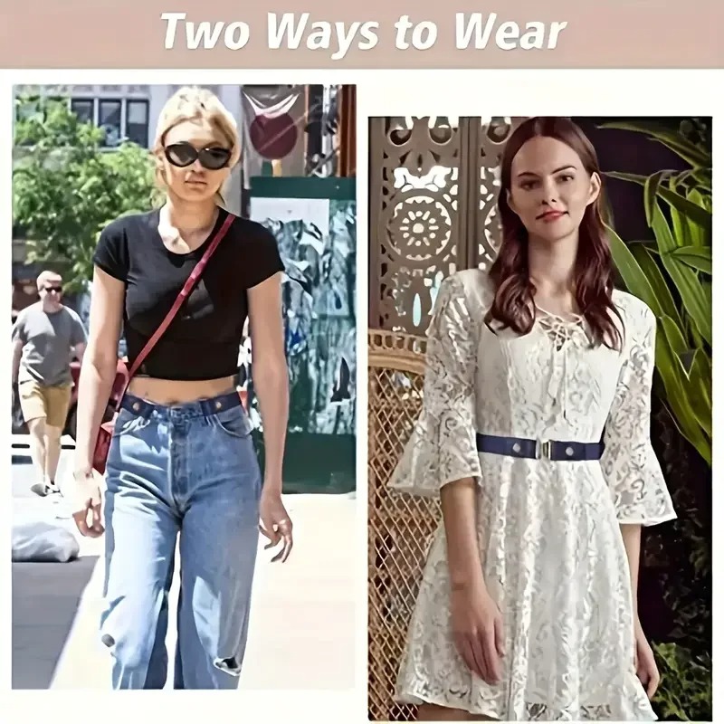เข็มขัดยางยืดปรับได้แบบผ้าแคนว - Men'S Formal Wear Belt บทวิจารณ์และราคา