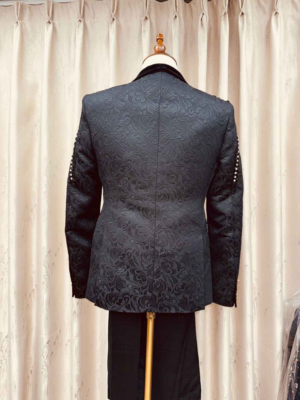 ชุดสูทผู้ชายประดับคริสตัลสวยงา - Men'S Formal Wear Waistcoat บทวิจารณ์และราคา