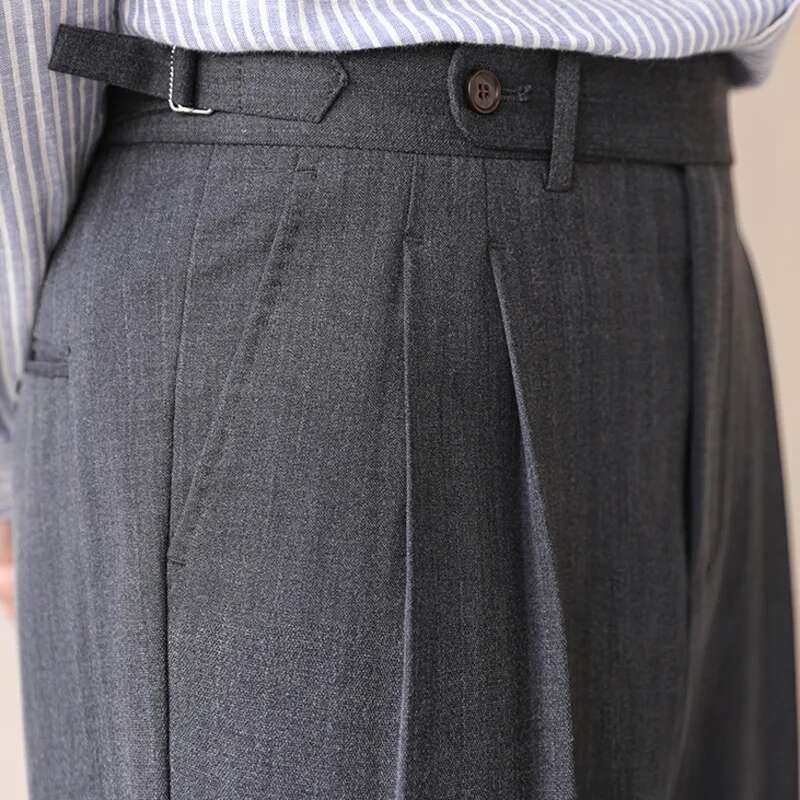 กางเกงกางเกงสูทขากระบอกธุรกิจเ - Men Formal Wear Shop บทวิจารณ์และราคา