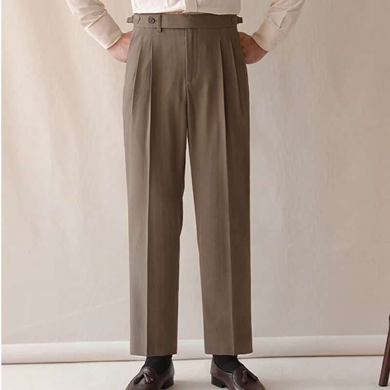 กางเกงกางเกงสูทขากระบอกธุรกิจเ - Men Formal Wear Shop บทวิจารณ์และราคา