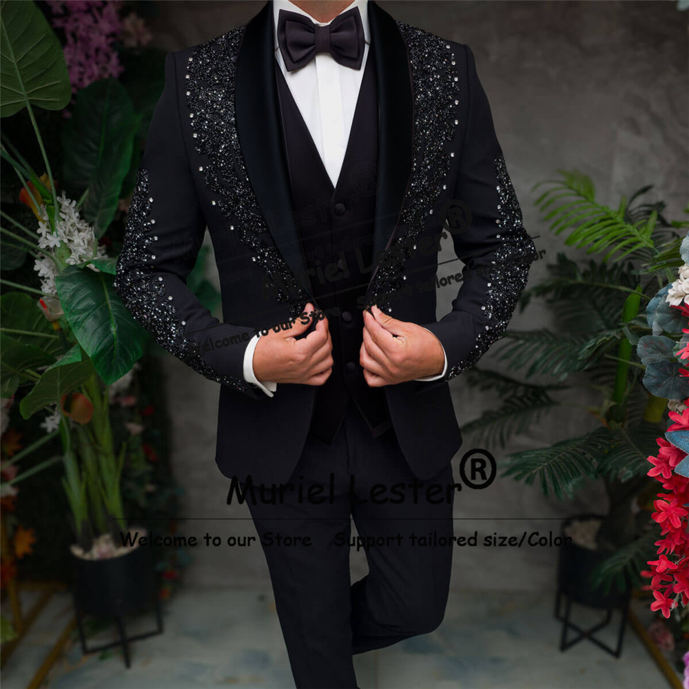 ชุดสูทประดับคริสตัลวิบวับสำหรั - Men'S Formal Wear Attire บทวิจารณ์และราคา