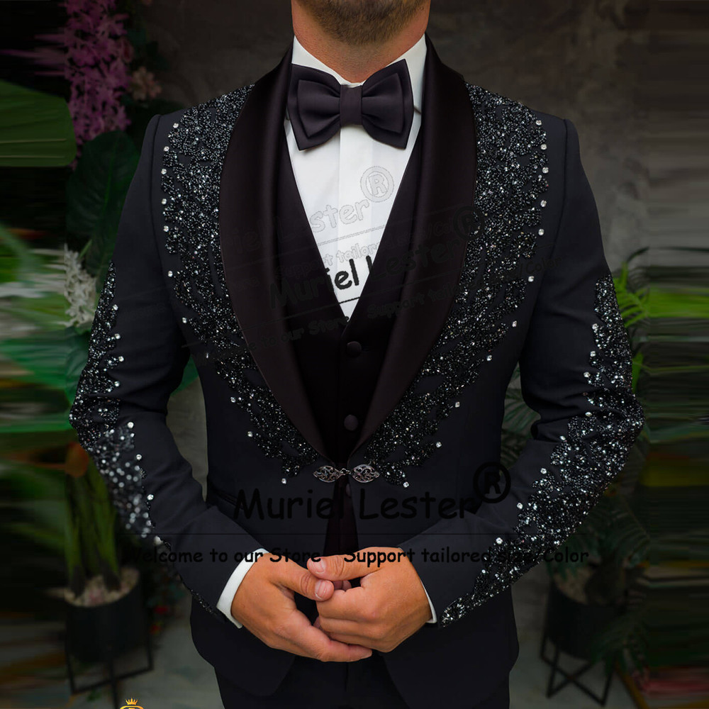 ชุดสูทประดับคริสตัลวิบวับสำหรั - Men'S Formal Wear Attire บทวิจารณ์และราคา