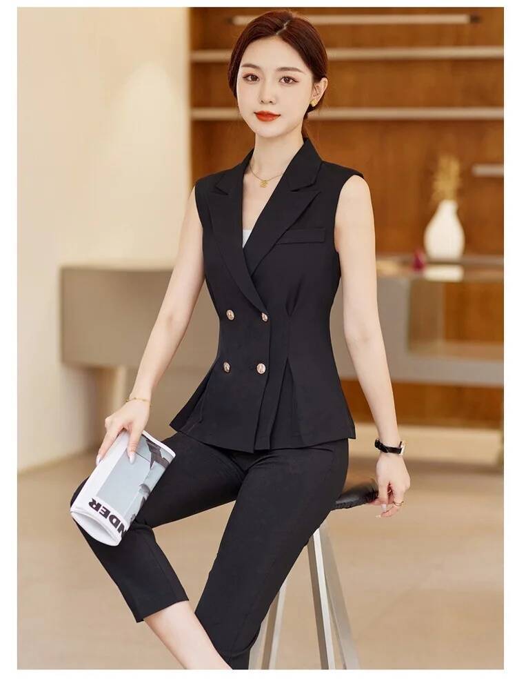 ชุดสูทผู้หญิงแบบหรูหรา 2 ชิ้น  - Men'S Formal Wear Waistcoat บทวิจารณ์และราคา