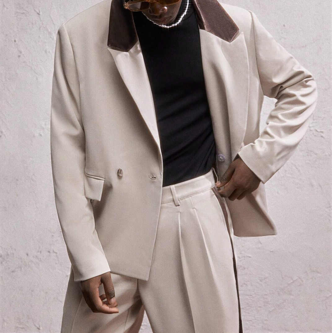 ชุดสูทผู้ชายแบบเรียบง่าย 2 ชิ้ - Men Formal Wear Shop บทวิจารณ์และราคา