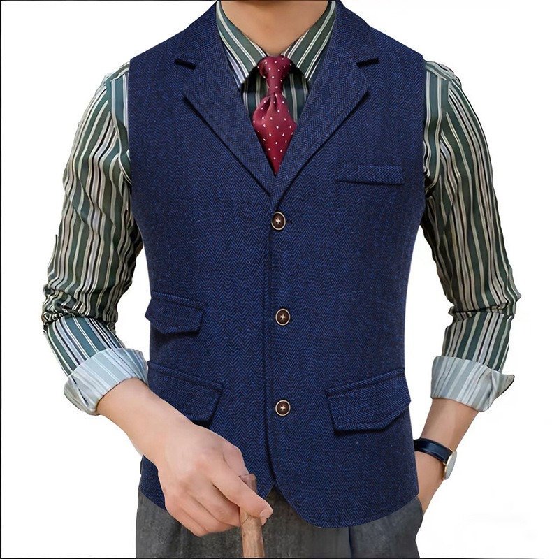 เสื้อกั๊กสูทผู้ชายลายเฮอร์ริงโ - Men'S Formal Wear Waistcoat บทวิจารณ์และราคา